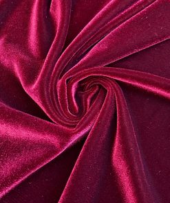 Pink Stretch Crushed Velvet – KikiTextiles