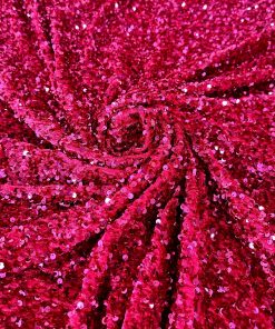 Baby Pink Sequin on Velvet – KikiTextiles